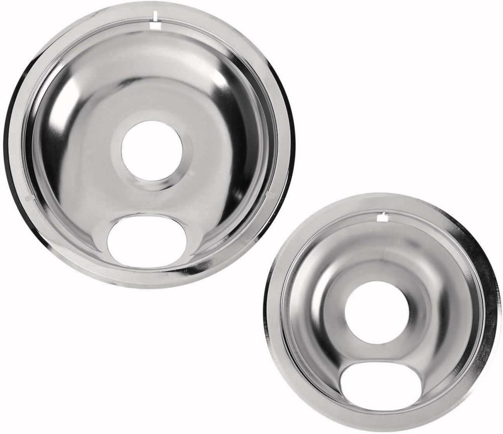 slide 1 of 1, Everyday Living Universal Range Pans Chrome, 2 ct; 6 in; 8 in