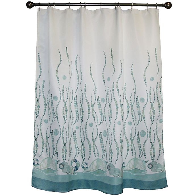 slide 1 of 1, Bacova Shell Rummel La Mer Shower Curtain, 1 ct