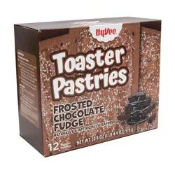 Hy-Vee Toaster Pastries Frosted Chocolate Fudge 12ct