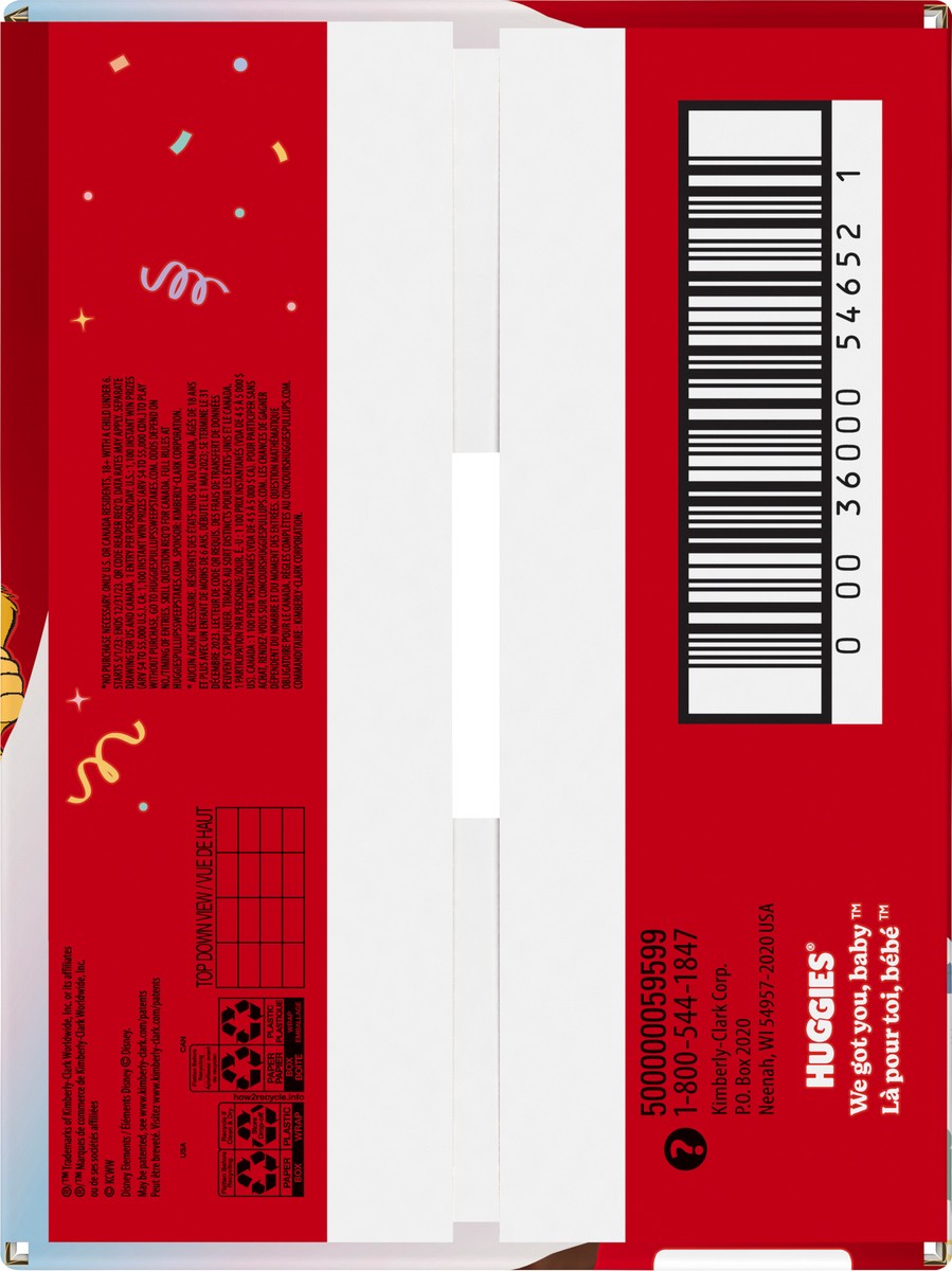 slide 4 of 11, Huggies Little Movers 4 (22-37 lb) Disney Baby Diapers 58 ea, 58 ct