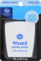 slide 1 of 1, Kroger Waxed Dental Floss, 100 yd