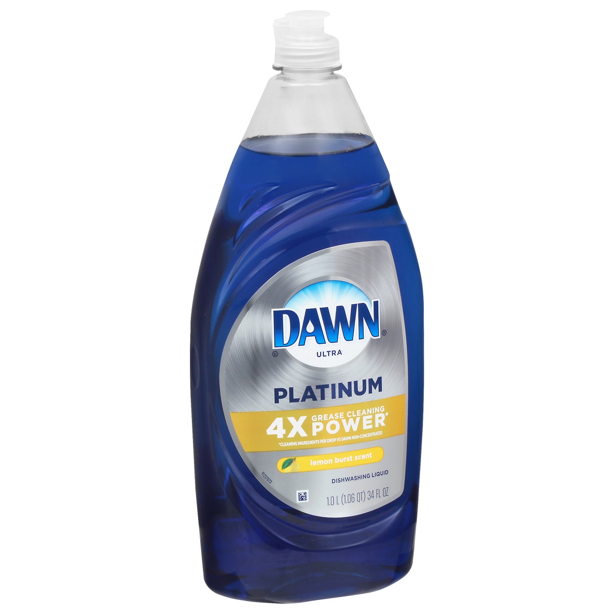 slide 2 of 10, Dawn Platinum Dishwashing Liquid Dish Soap, Lemon Burst Scent, 34 fl oz