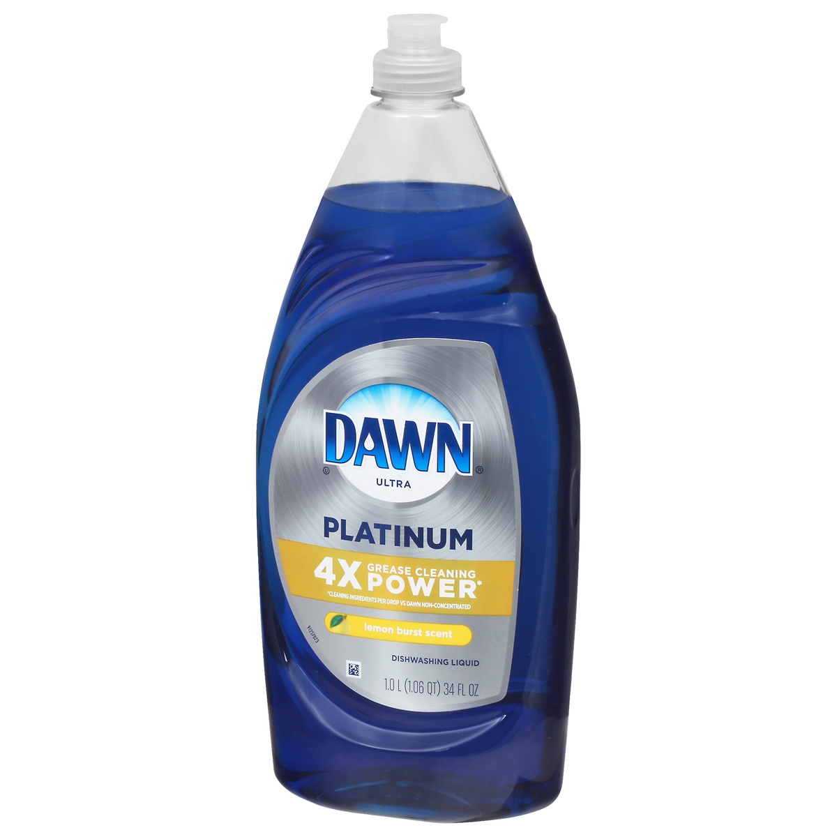 slide 3 of 10, Dawn Platinum Dishwashing Liquid Dish Soap, Lemon Burst Scent, 34 fl oz