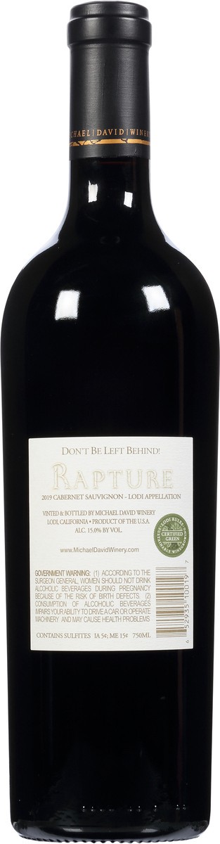 slide 8 of 10, Michael David Winery Rapture Cabernet Sauvignon, 750 ml