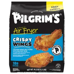 Pilgrim's Pride Brand Chicken Wing Sections With Savory Rub Colored And Seasoned With Paprikaand Annatto