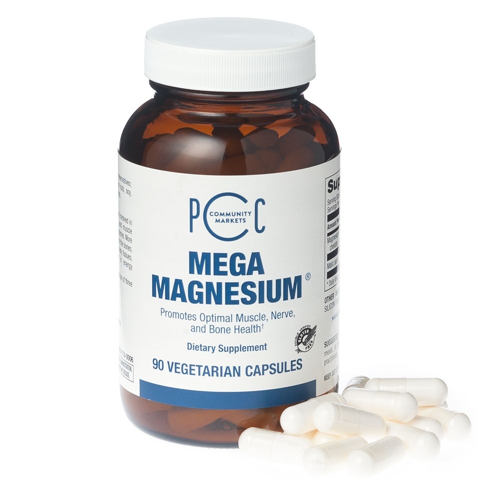 slide 1 of 1, PCC Mega Magnesium (Veggie Caps), 90 ct