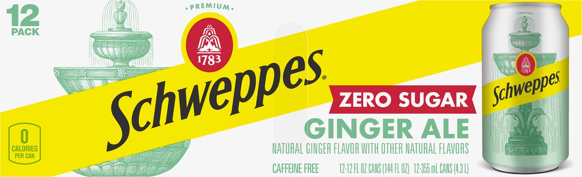 slide 7 of 7, Schweppes Diet Schweppes Ginger Ale, 12 ct; 12 fl oz