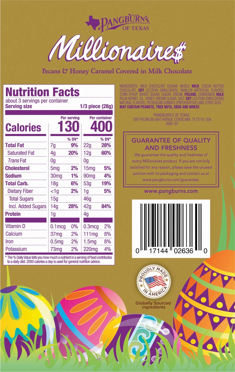 slide 9 of 11, PANGBURN'S OF TEXAS Millionaires Easter Bunny, 3 oz., 3 oz