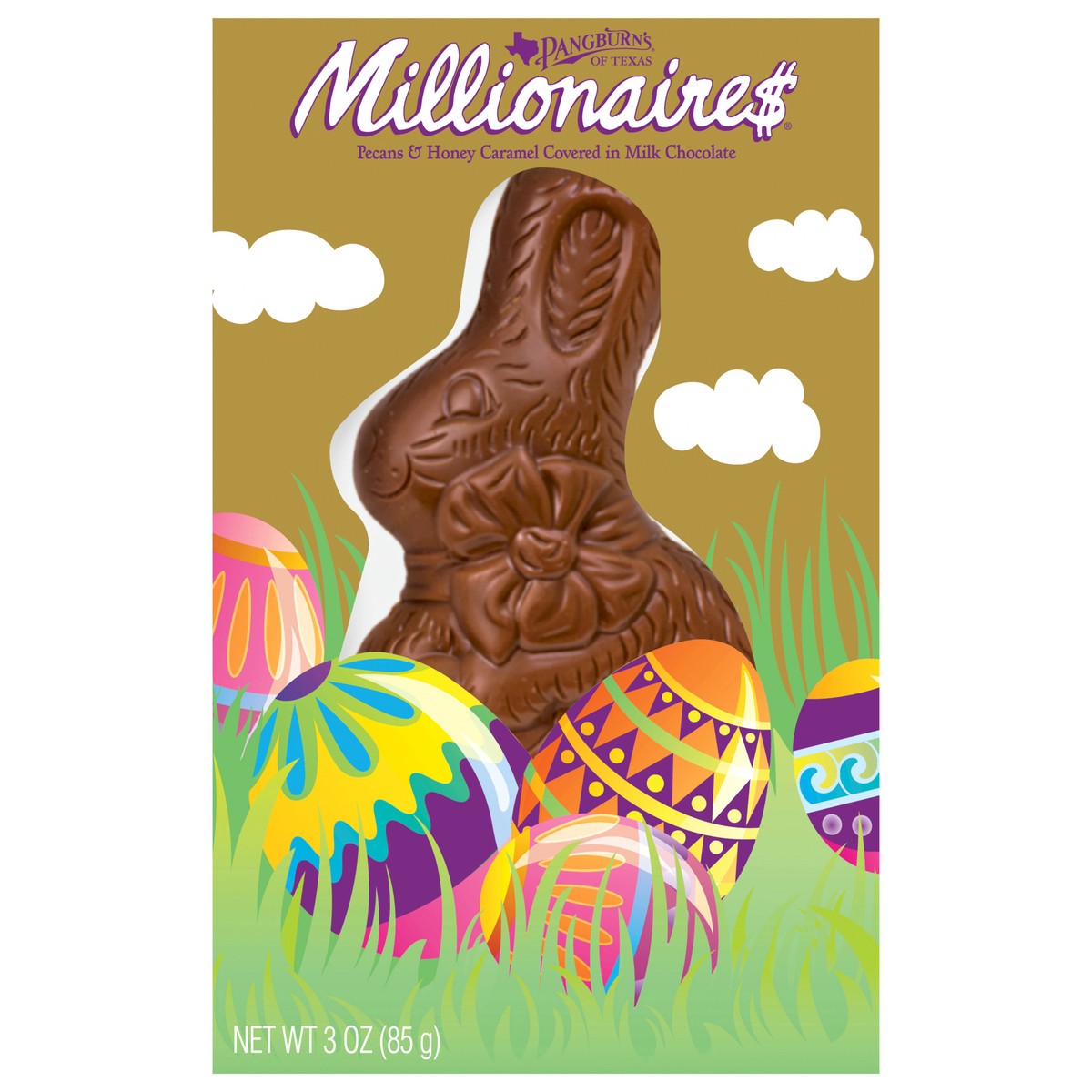 slide 1 of 11, PANGBURN'S OF TEXAS Millionaires Easter Bunny, 3 oz., 3 oz