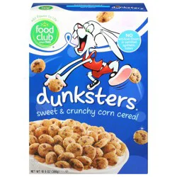 Food Club Dunksters Cereal 10.6 oz