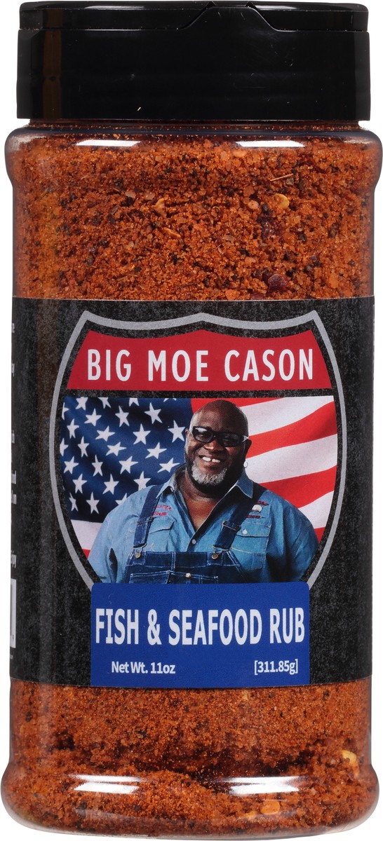 slide 9 of 13, Big Moe Cason Fish & Seafood Rub 11 oz, 11 oz