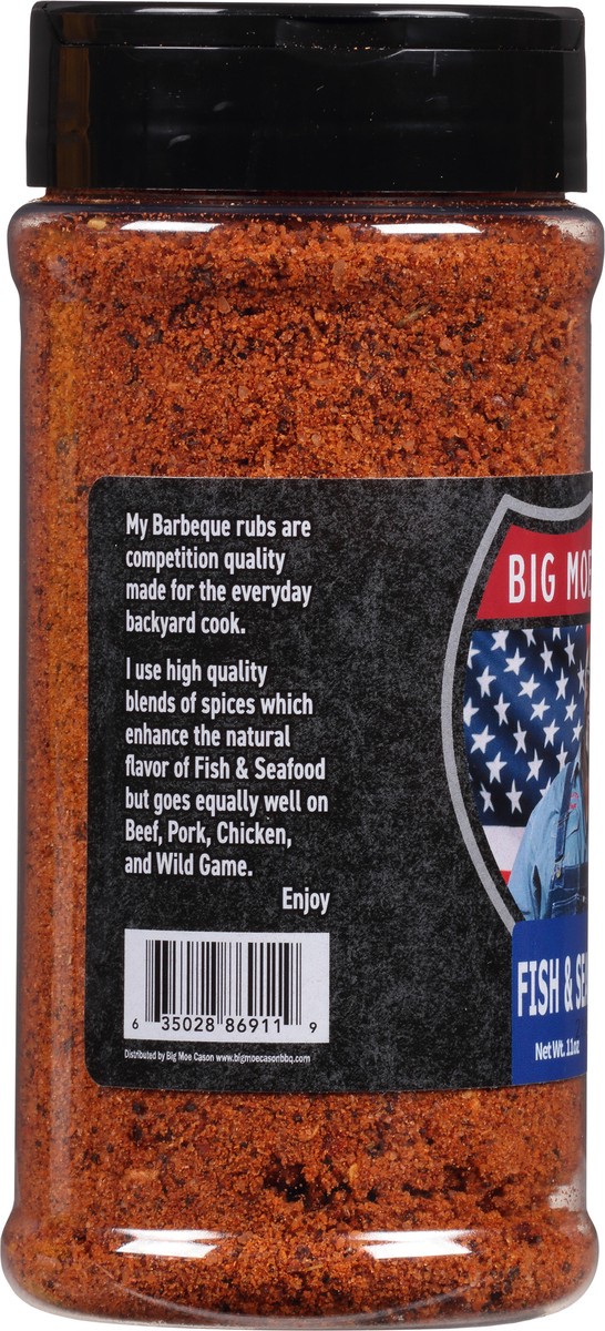 slide 7 of 13, Big Moe Cason Fish & Seafood Rub 11 oz, 11 oz