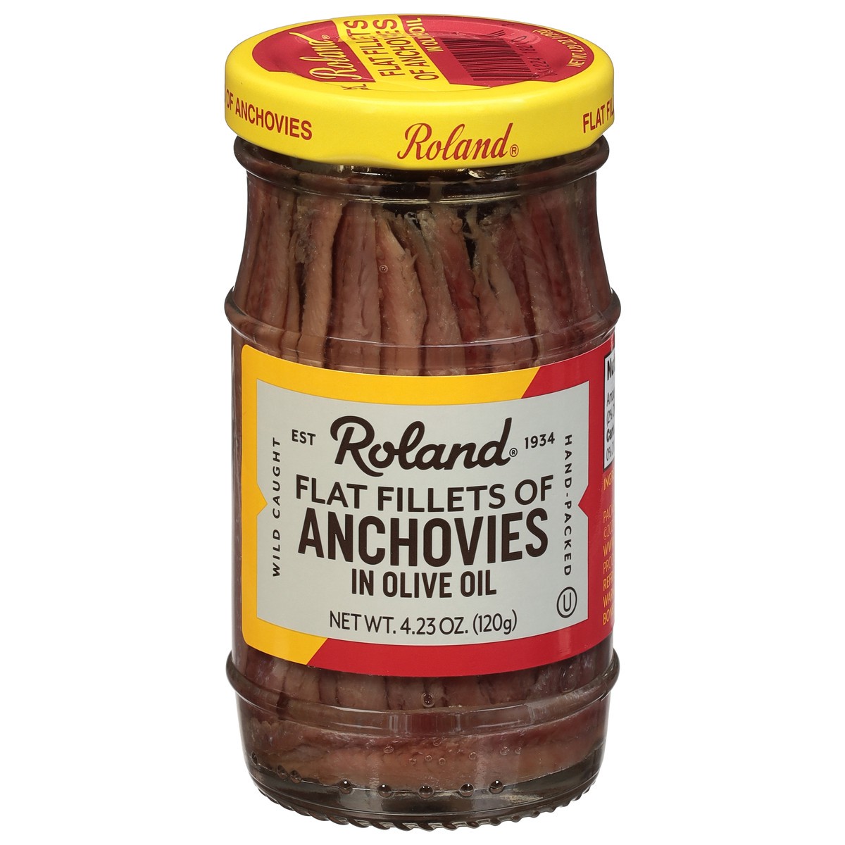 slide 1 of 11, Roland Flat Fillets of Anchovies in Olive Oil 4.23 oz, 4.23 oz