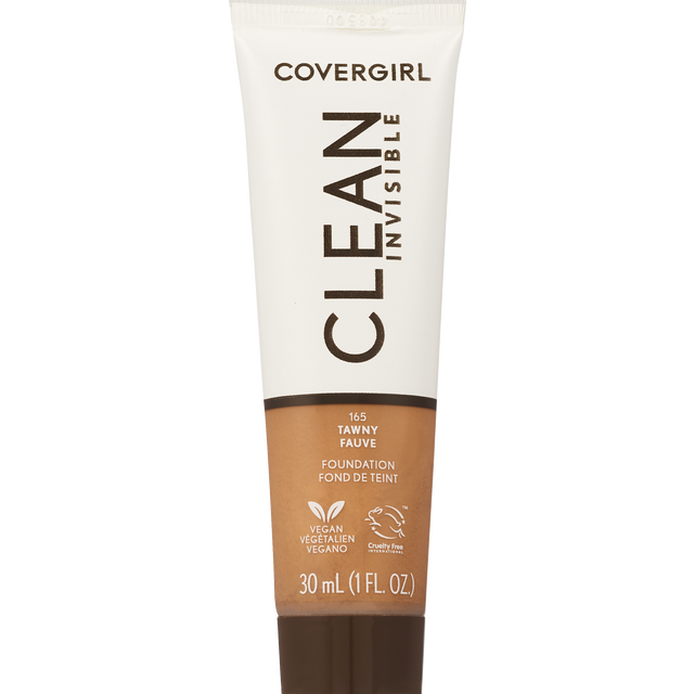 slide 1 of 1, Covergirl Clean Invisible Liquid Foundation - Tawny, 1 oz