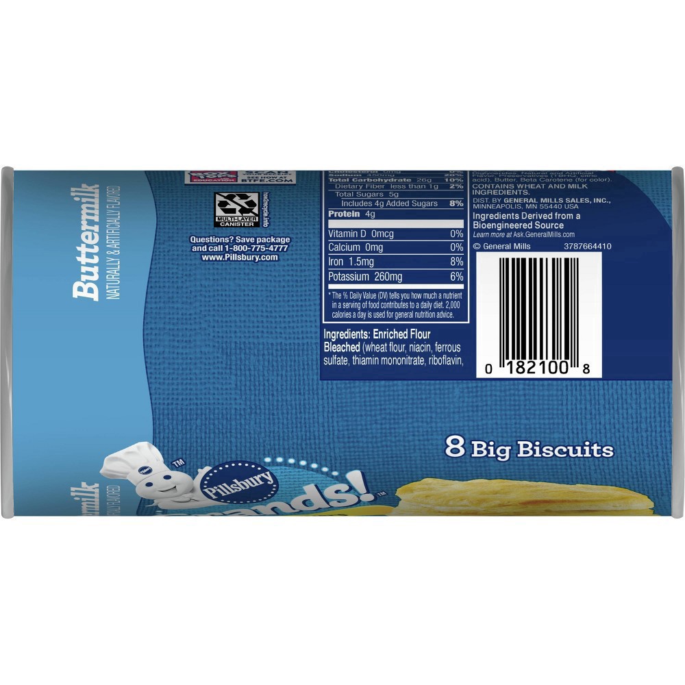 slide 2 of 3, Pillsbury Grands! Flaky Layers Buttermilk Biscuits, 8 ct; 16.3 oz