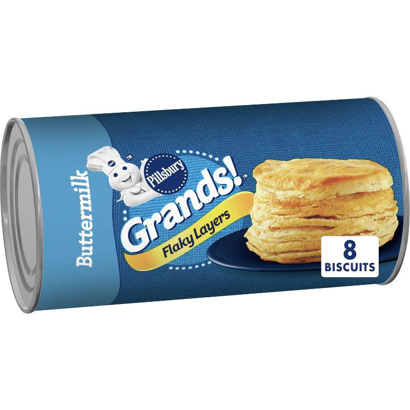 slide 1 of 3, Pillsbury Grands! Flaky Layers Buttermilk Biscuits, 8 ct; 16.3 oz