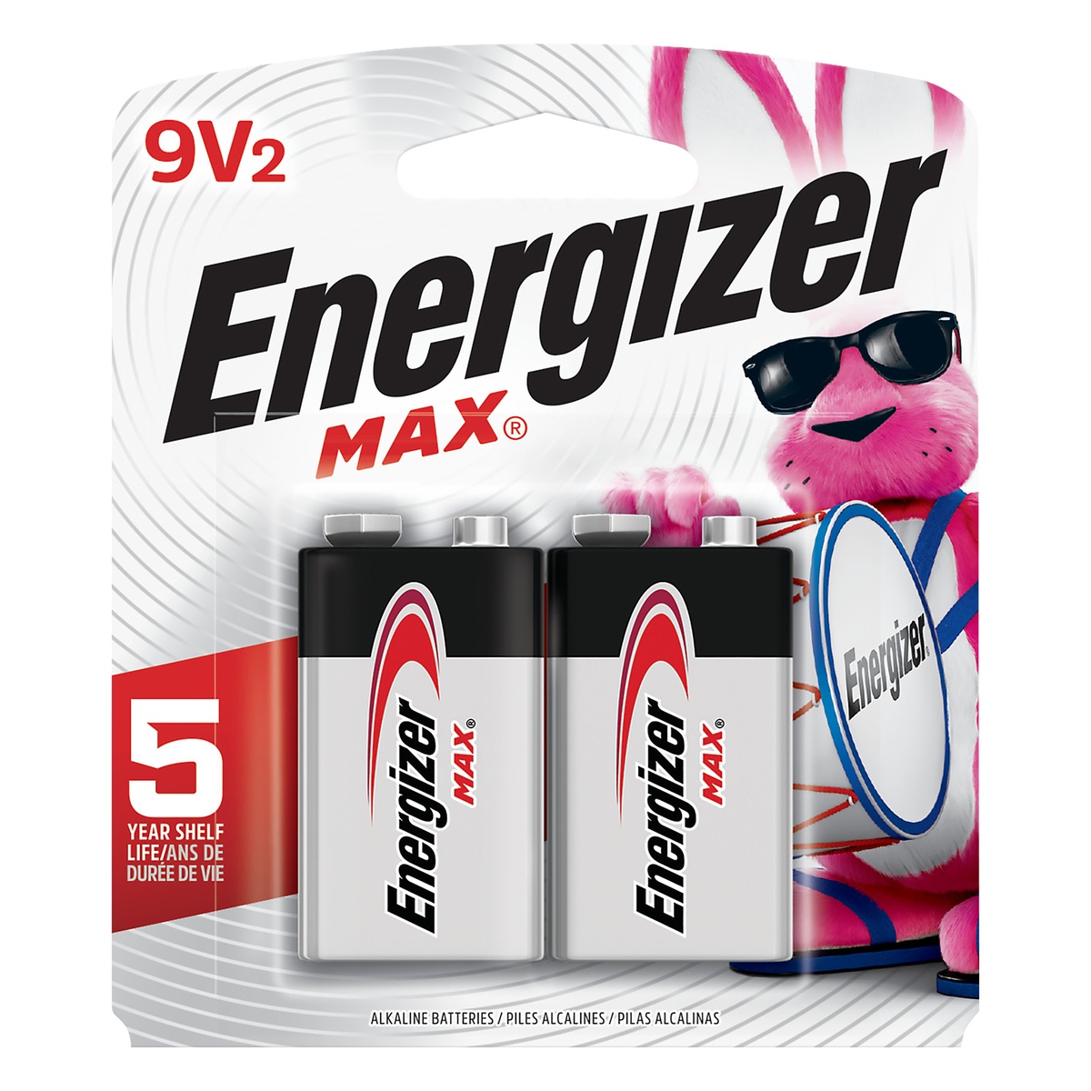 slide 1 of 7, Energizer Max 9V Batteries, 2 ct