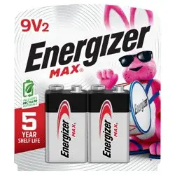 Energizer Max 9-Volt Alkaline Batteries