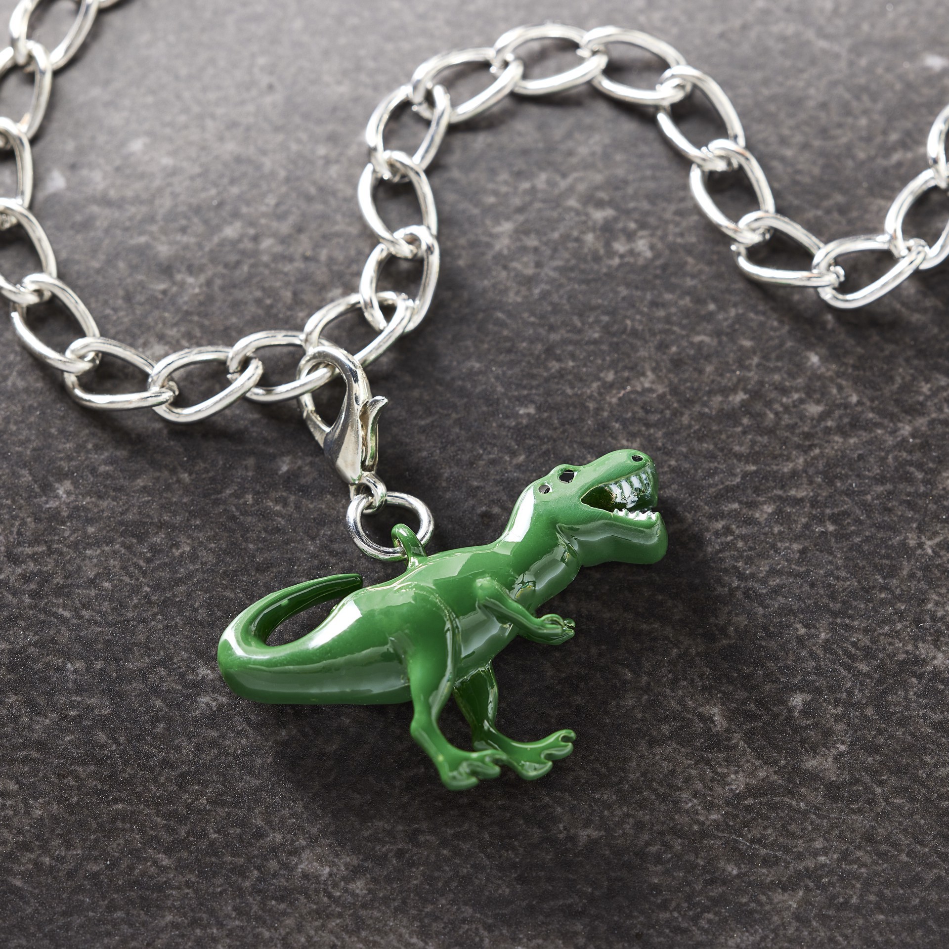 slide 2 of 3, Dinosaur Charm By Bead Landing, 32 mm