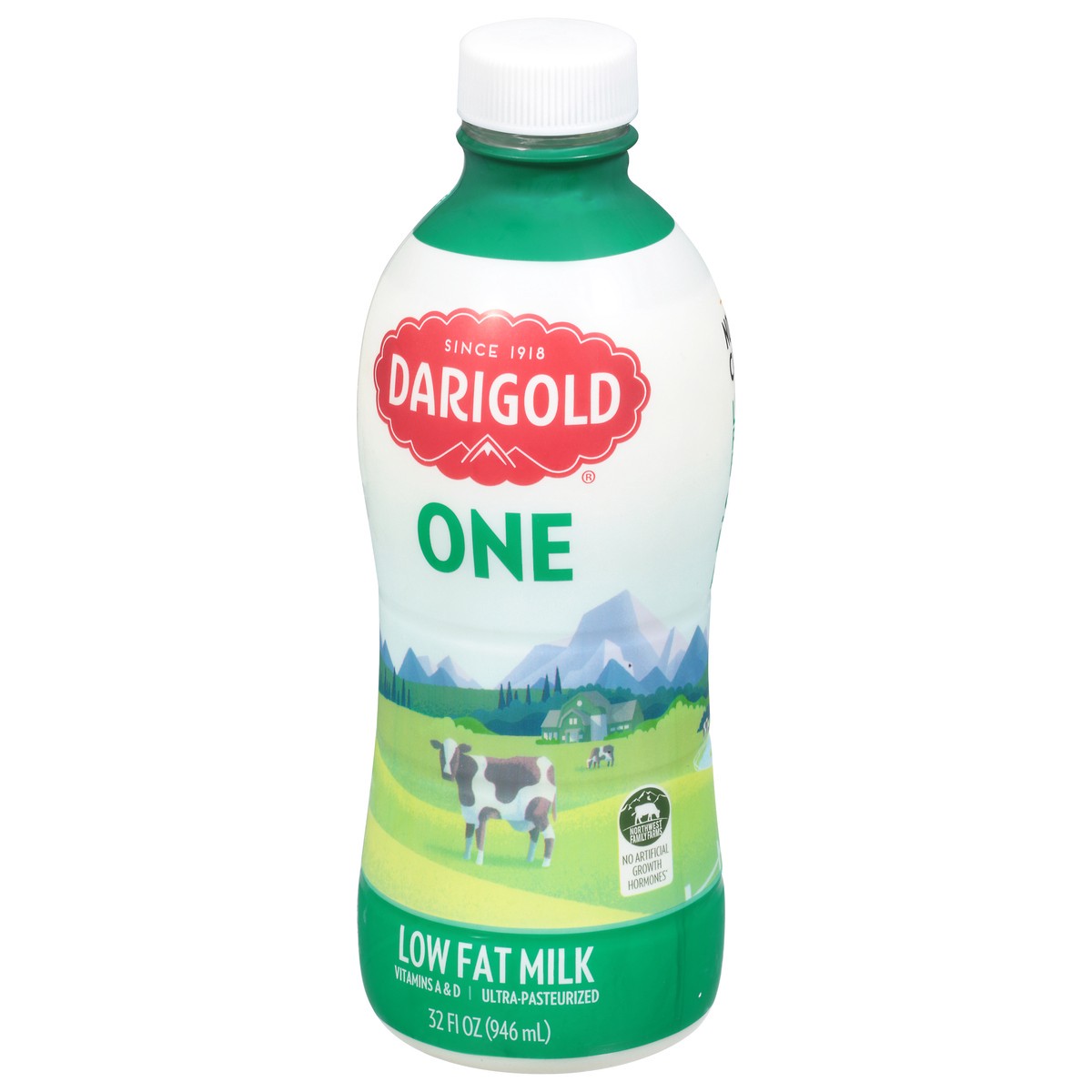 slide 3 of 9, Darigold Low Fat One Milk 32 fl oz, 32 fl oz