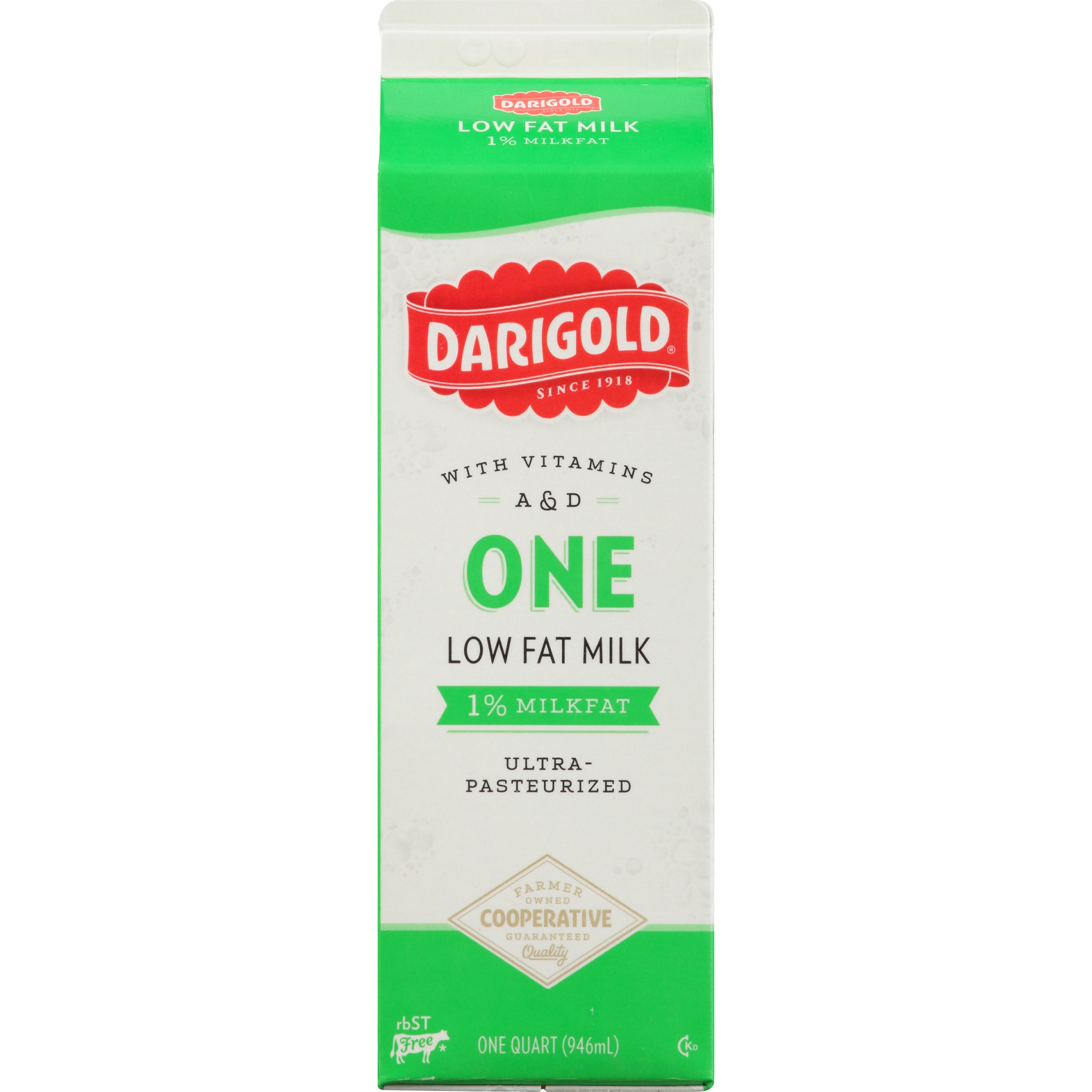 slide 6 of 8, Darigold 1% Lowfat Milk, 1 qt