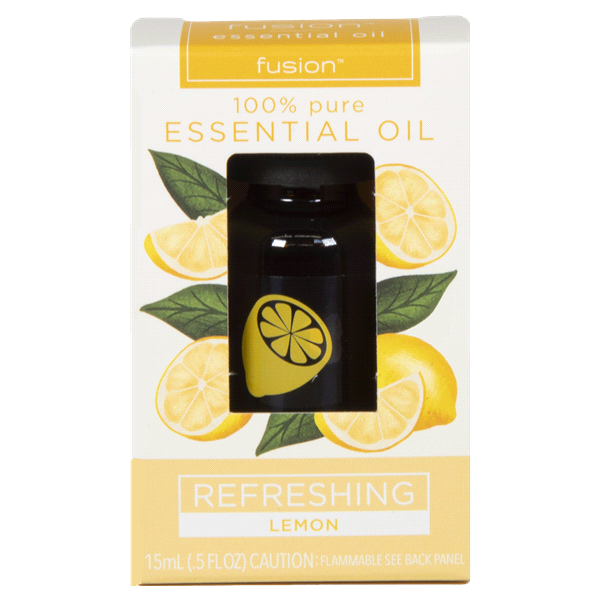 slide 4 of 5, Fusion 100% Pure Refreshing Lemon Essential Oil 0.5 fl oz, 1 ct