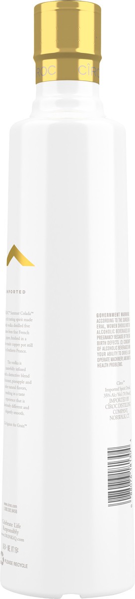 slide 2 of 3, Ciroc Summer Colada Flavored Vodka, 750 ml