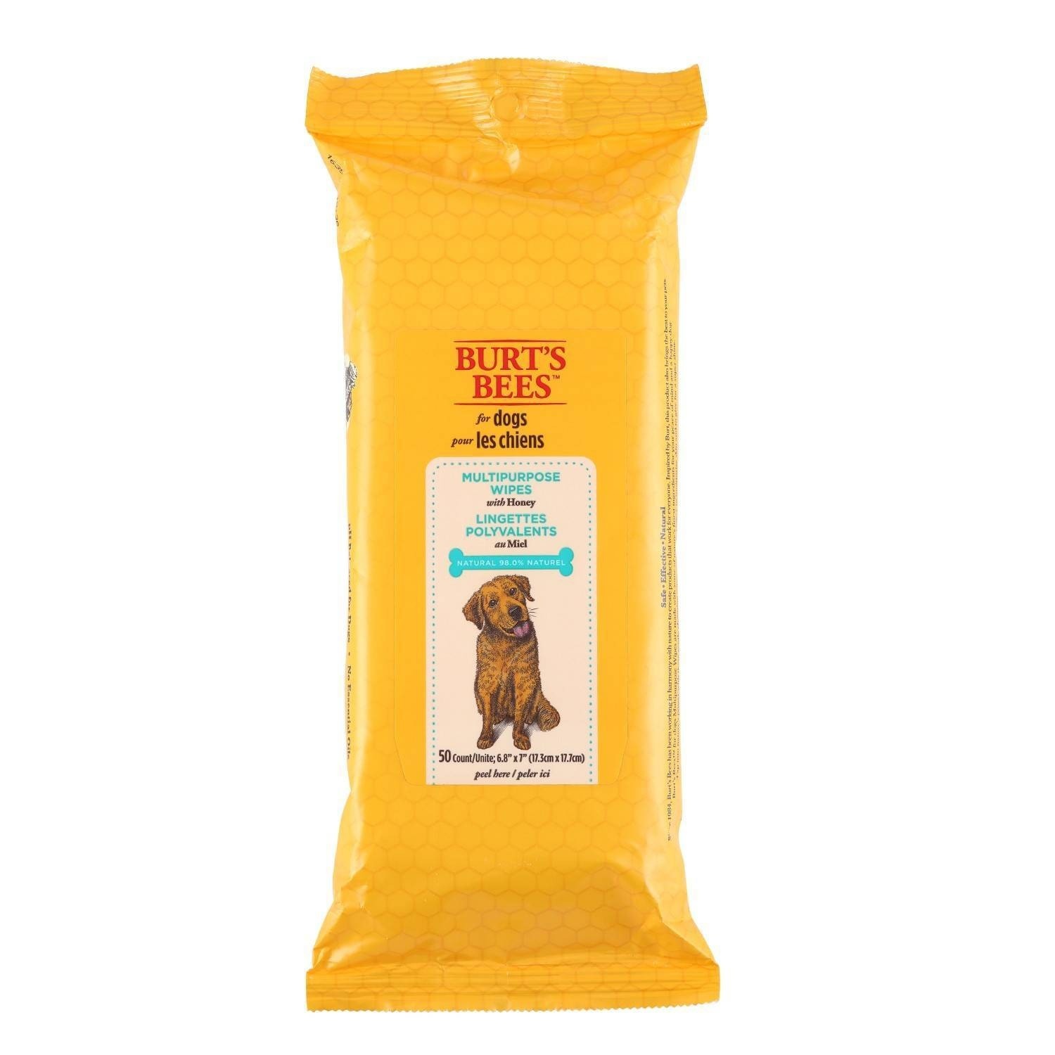 slide 1 of 4, Burt's Bees Pet Cleaning Wipes, 50 ct