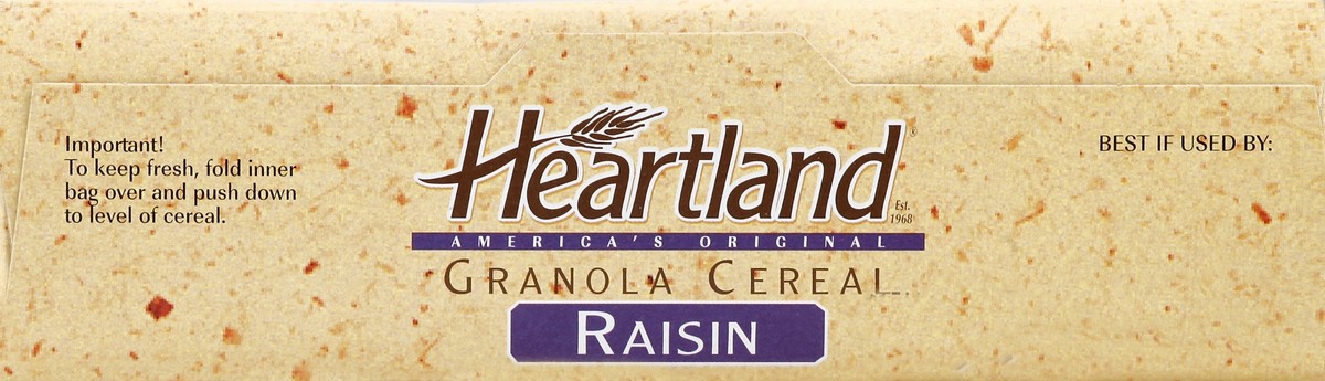 slide 2 of 4, Heartland Raisin Granola Cereal, 16 oz