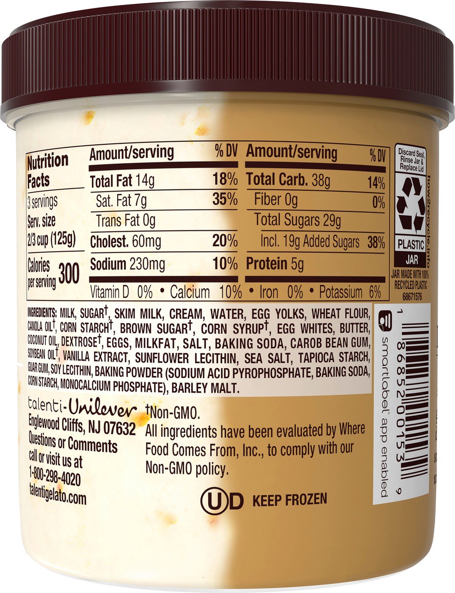 slide 5 of 5, Talenti 1 PT Gelato Pairings Caramel Pretzel Blondie, 16 oz