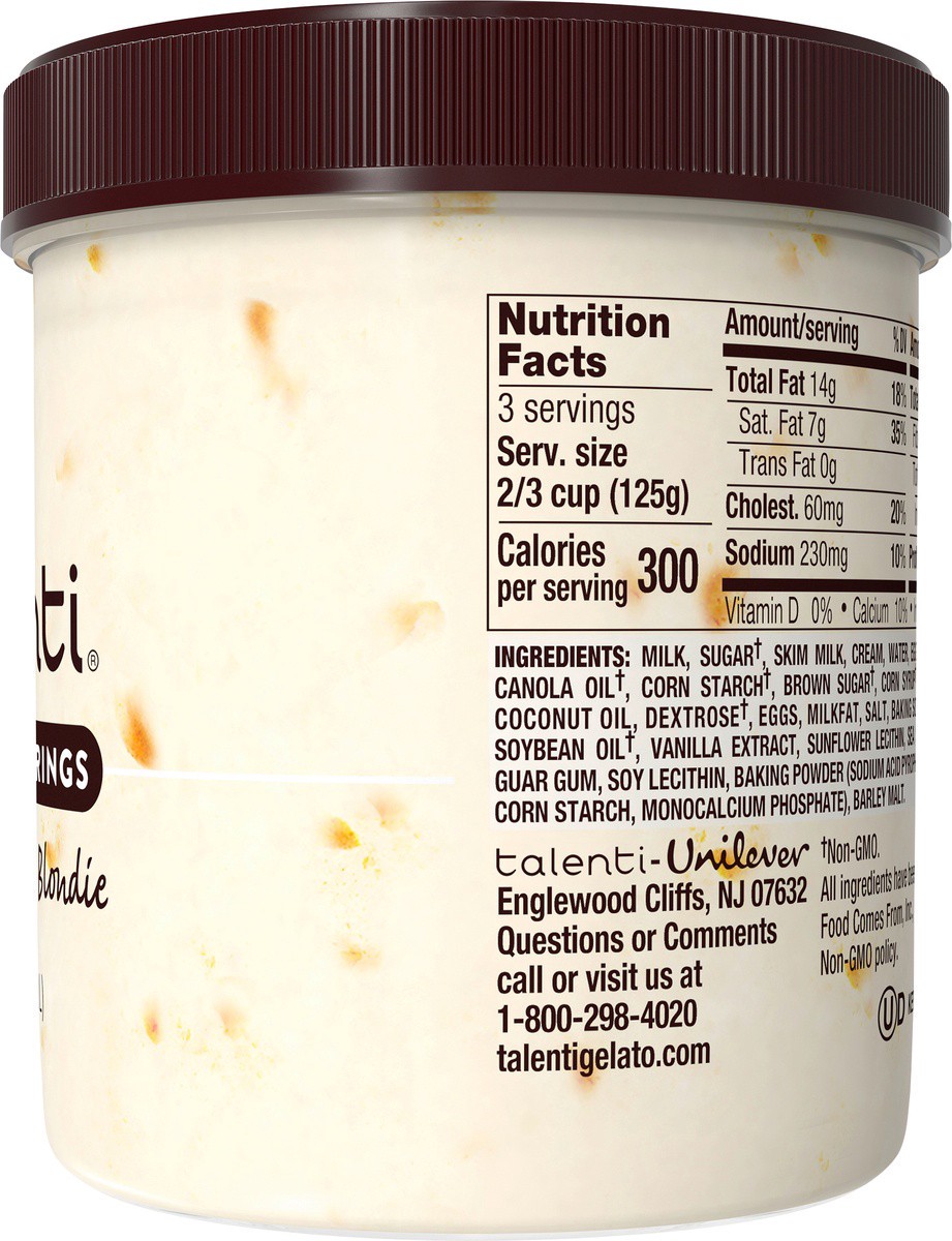 slide 2 of 5, Talenti 1 PT Gelato Pairings Caramel Pretzel Blondie, 16 oz
