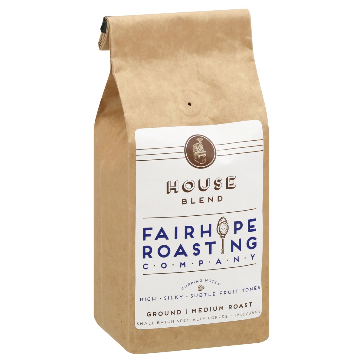 slide 12 of 12, Fairhope Roasting Company Ground Medium Roast House Blend Coffee 12 oz, 12 oz