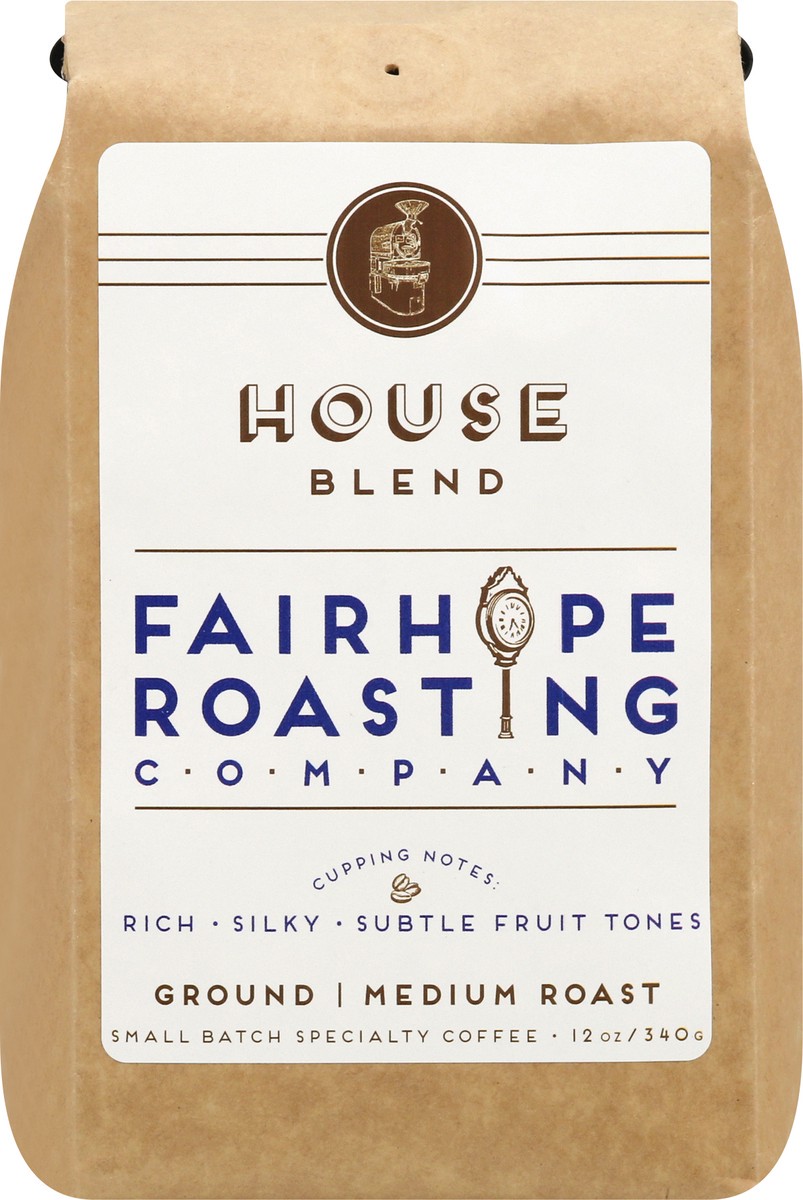 slide 1 of 12, Fairhope Roasting Ground Medium Roast House Blend Coffee - 12 oz, 12 oz