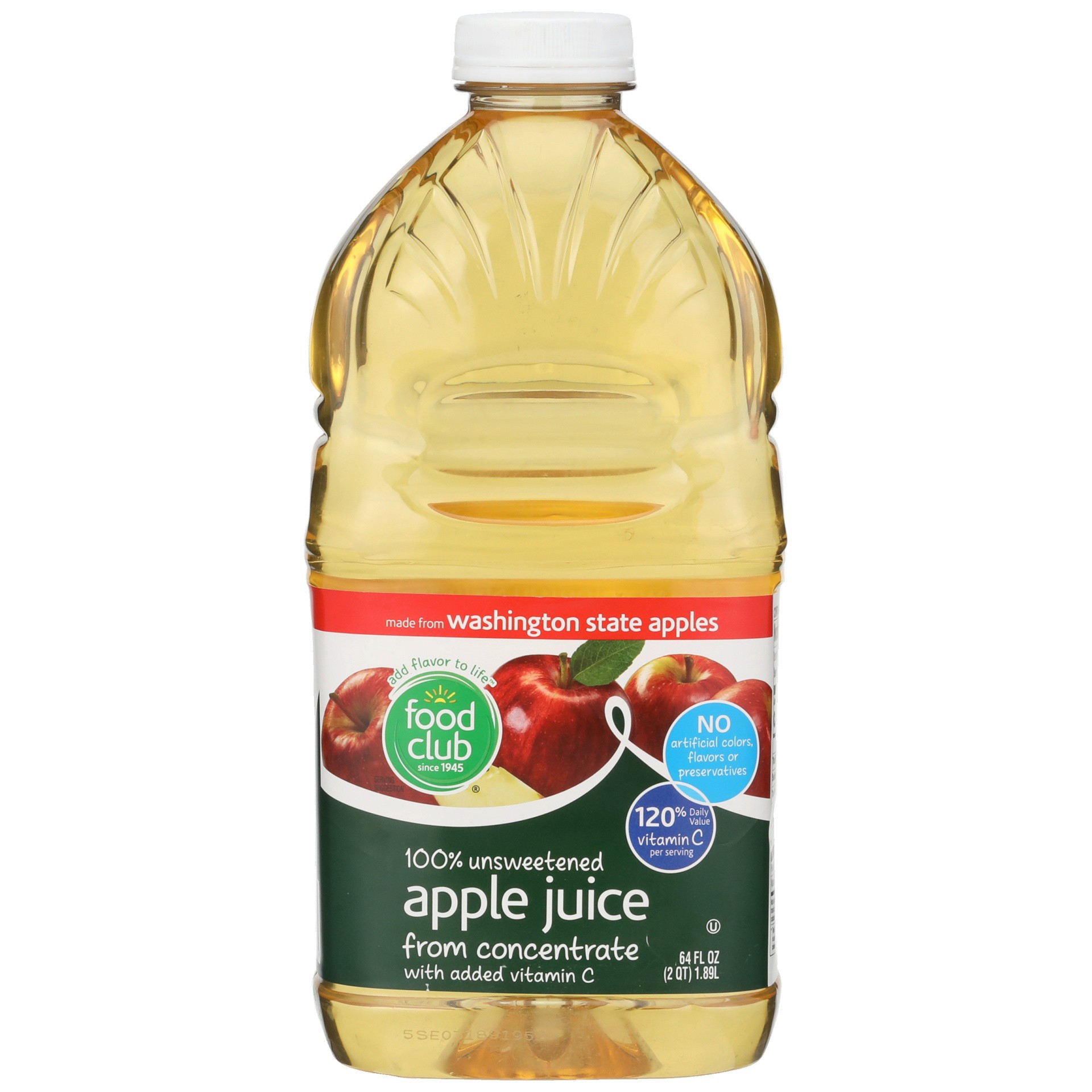 slide 5 of 6, Food Club Apple Juice - 64 fl oz, 64 fl oz