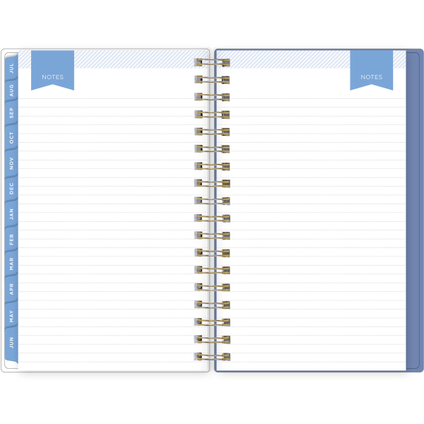 slide 8 of 8, Blue Sky Day Designer Weekly/Monthly Planner, 3-1/8'' X 6-5/8'', Bouquet, July 2021 To June 2022, 127389, 1 ct