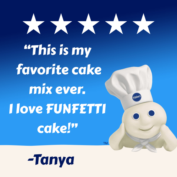 slide 2 of 21, Pillsbury Funfetti Cake Mix with Candy Bits- 15.25 oz, 15.25 oz