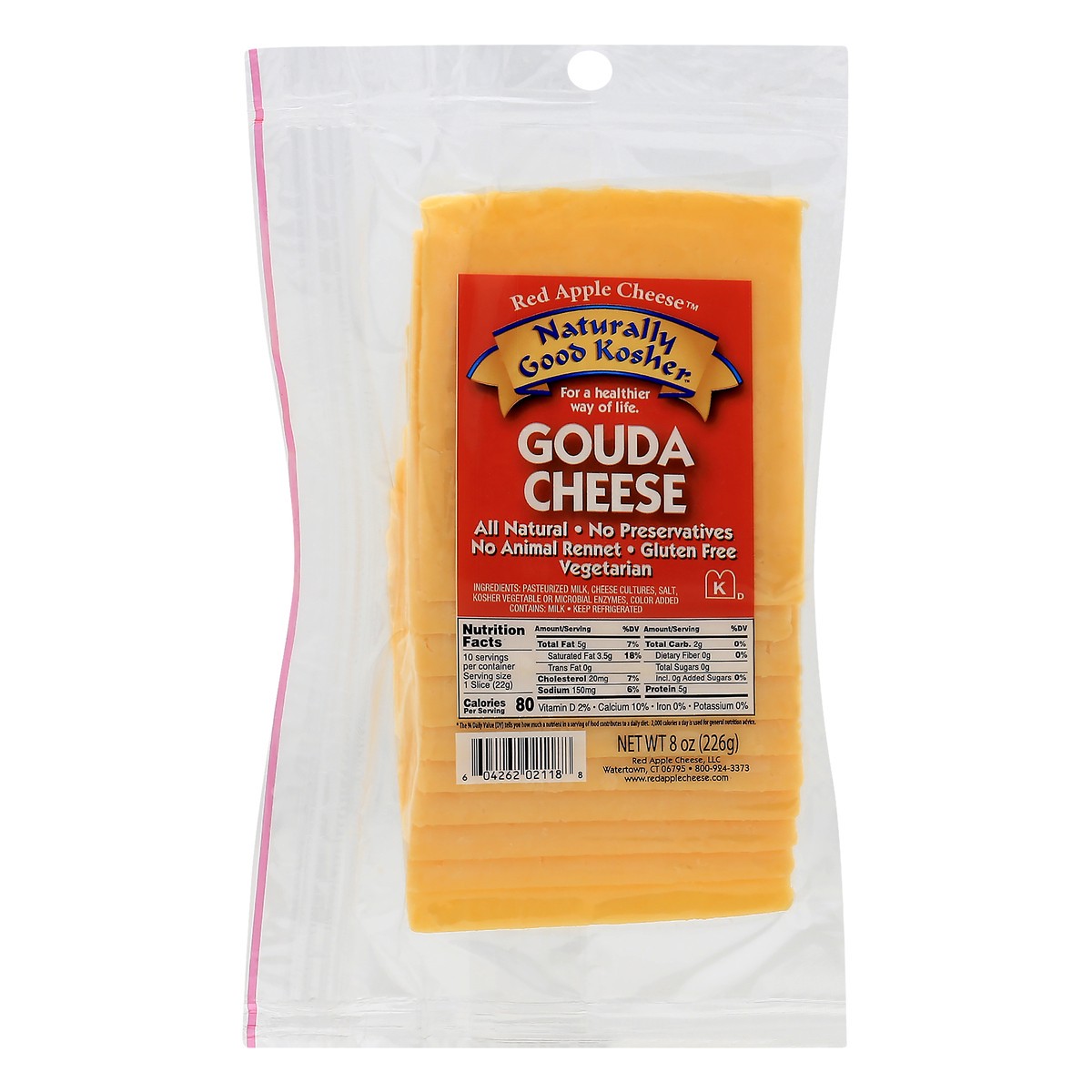 slide 10 of 13, Red Apple Cheese Gouda Cheese 8 oz, 8 oz