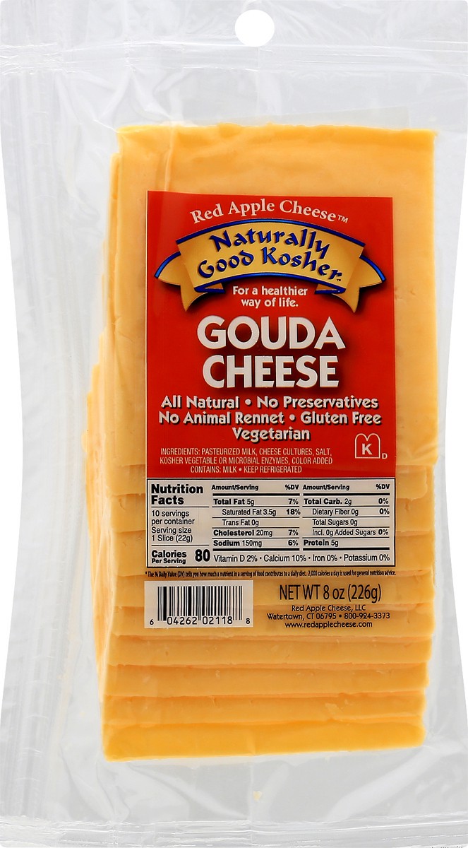 slide 6 of 13, Red Apple Cheese Gouda Cheese 8 oz, 8 oz