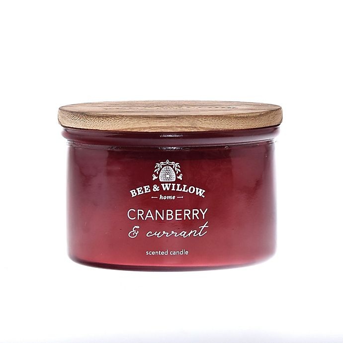 slide 1 of 1, Bee & Willow Home Cranberry and Currant Dish Candle, 1 ct