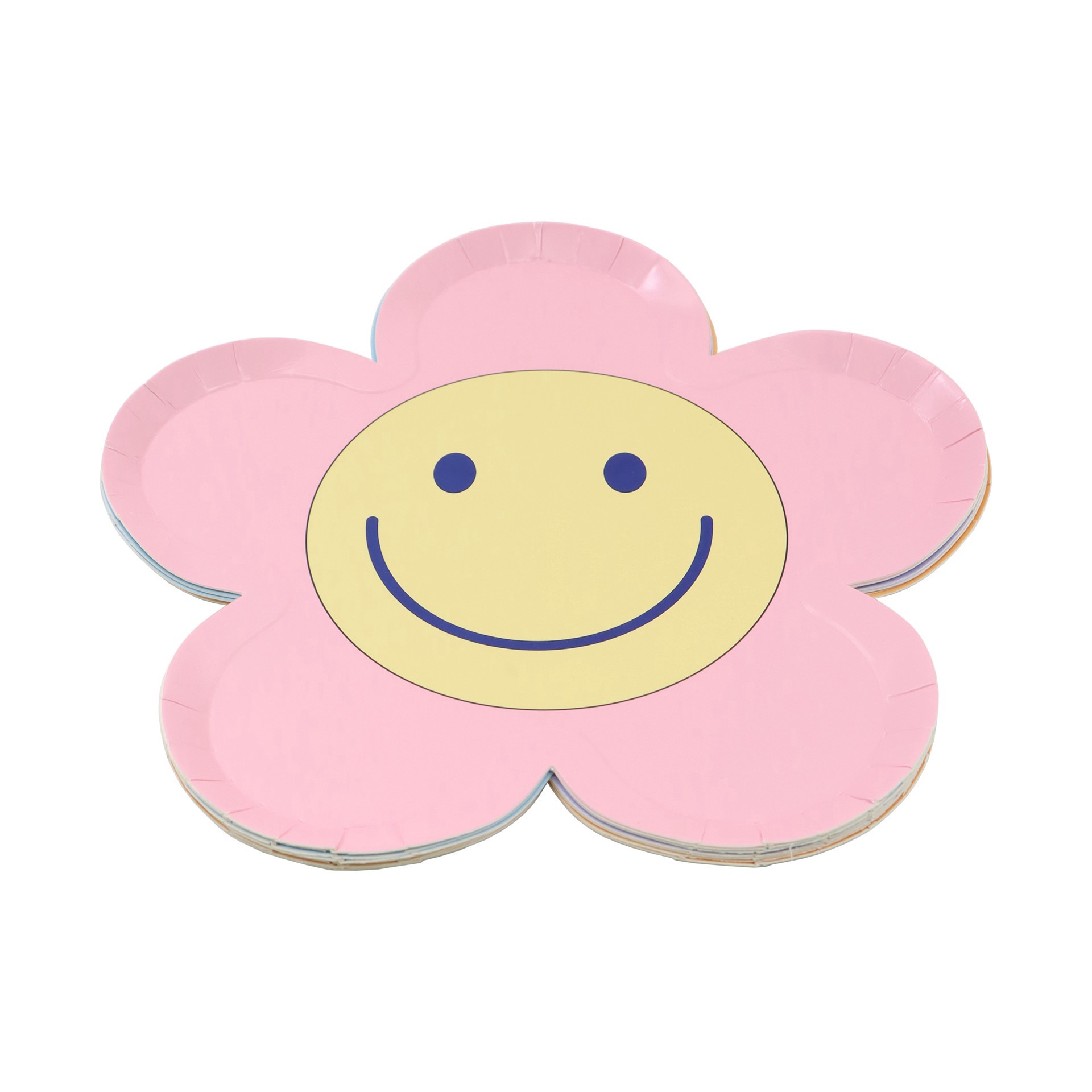 slide 2 of 3, 7" Smiling Flower Dinner Plates, 8ct. By Celebrate It, 8 ct