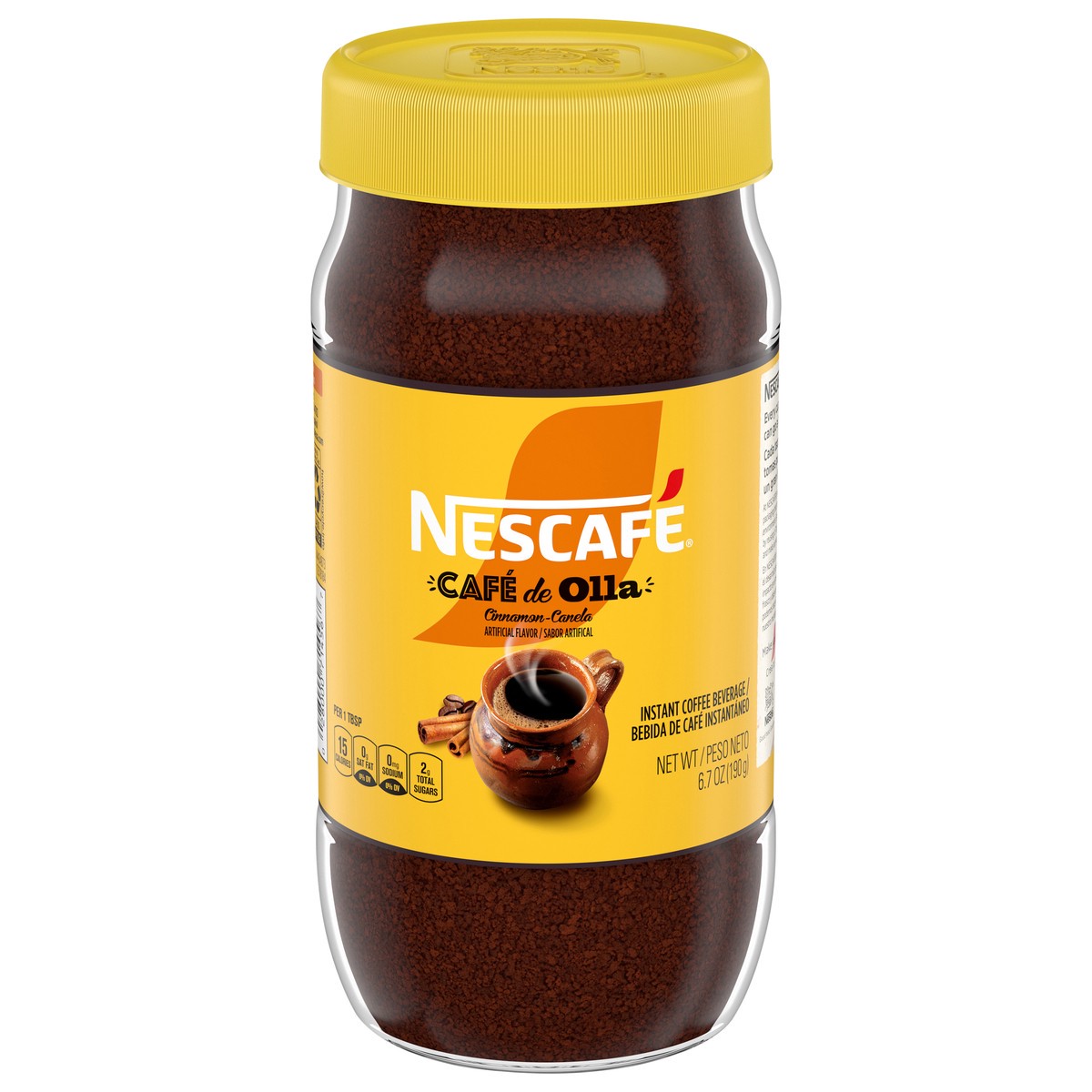 slide 2 of 4, Nescafé Cafe de Olla, Cinnamon Flavored Instant Coffee- 6.7 oz, 6.7 oz