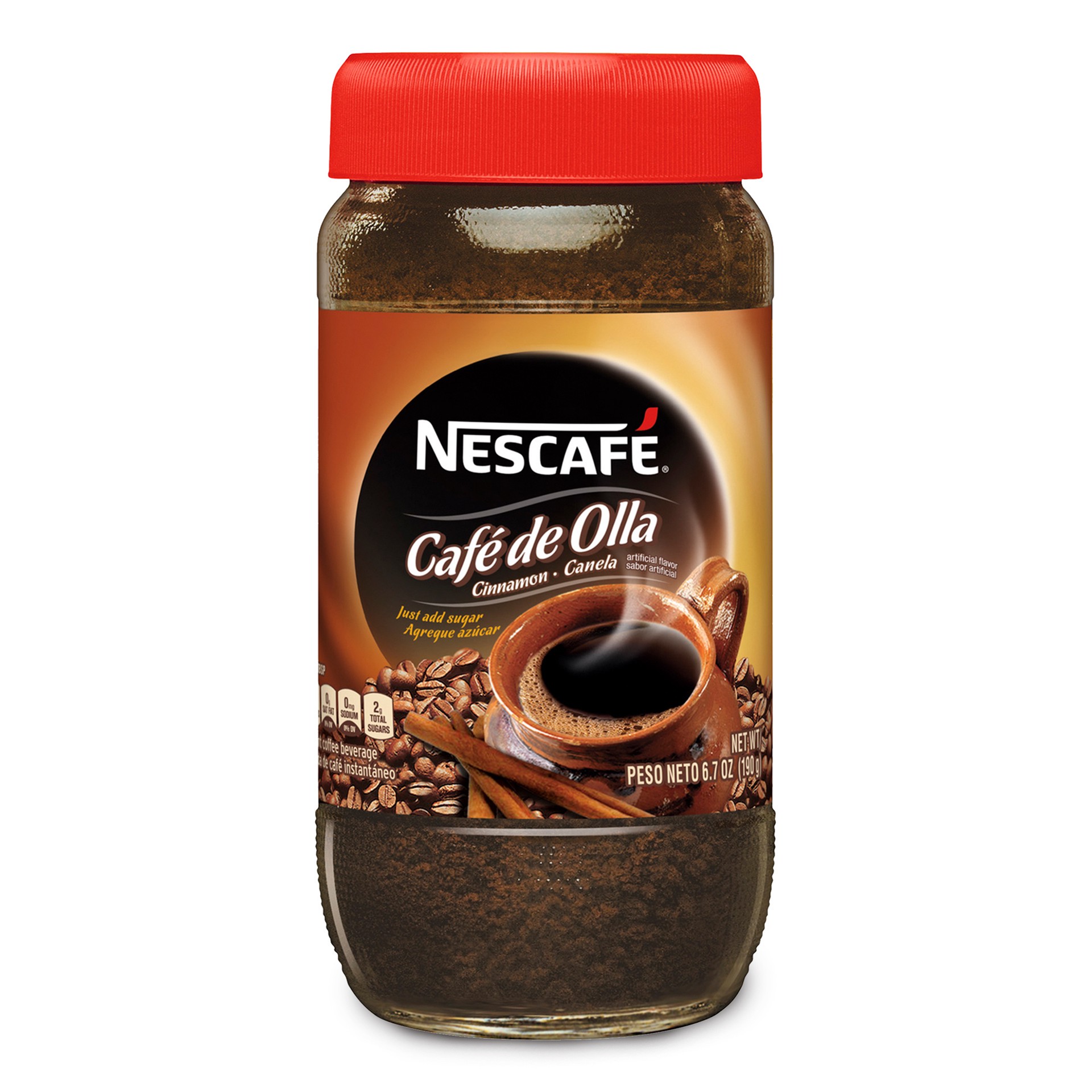 slide 1 of 6, Nescafé Nescafe Café de Olla Cinnamon Instant Light Roast Coffee - 6.7oz, 6.7 oz