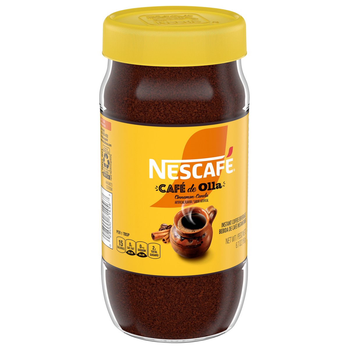 slide 3 of 4, Nescafé Cafe de Olla, Cinnamon Flavored Instant Coffee- 6.7 oz, 6.7 oz