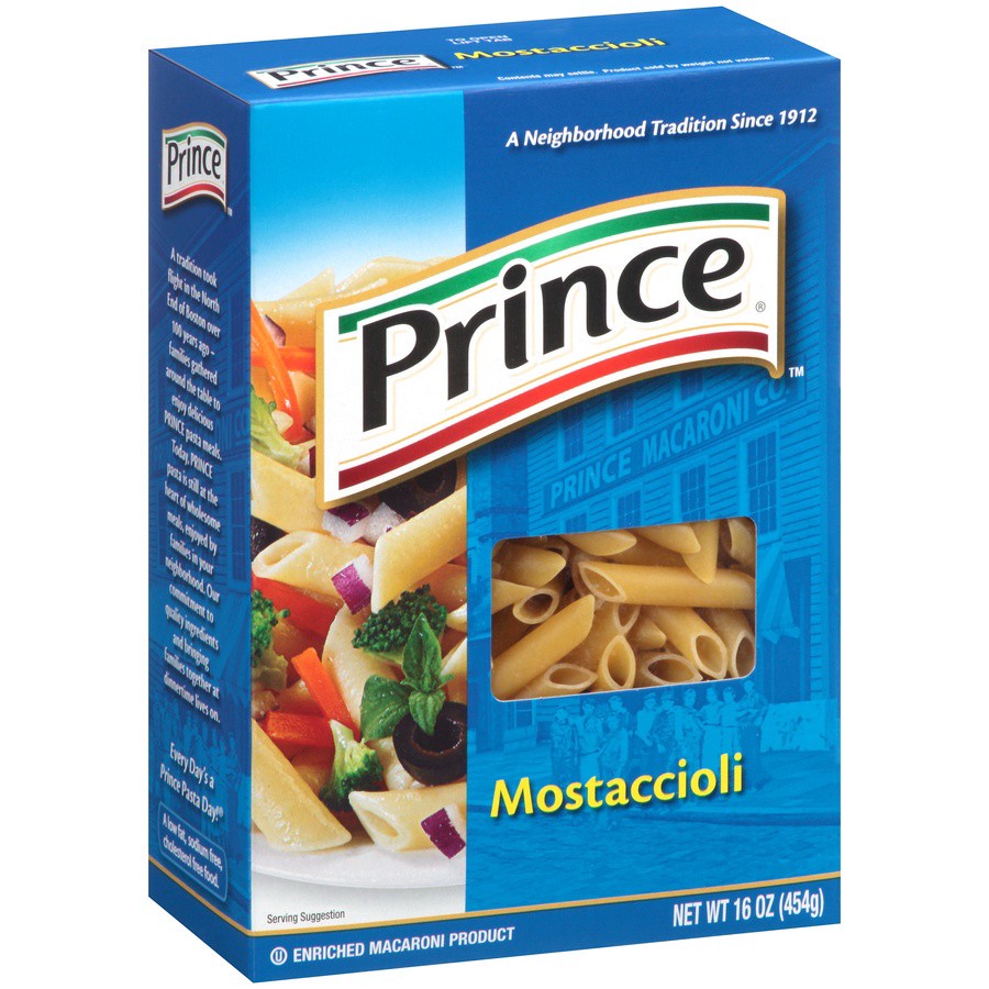 slide 2 of 8, Prince Mostaccioli Pasta, 16 oz