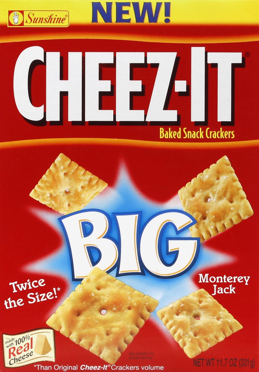 slide 5 of 6, Cheez-It Baked Snack Crackers 11.7 oz, 11.7 oz