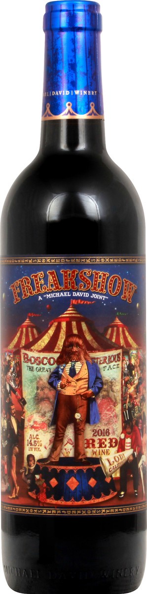 slide 2 of 7, FREAKSHOW Red Wine 750 ml, 750 ml