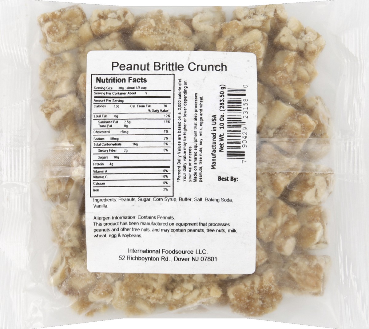 slide 6 of 6, Valued Naturals Peanut Brittle Crunch 10 oz, per lb