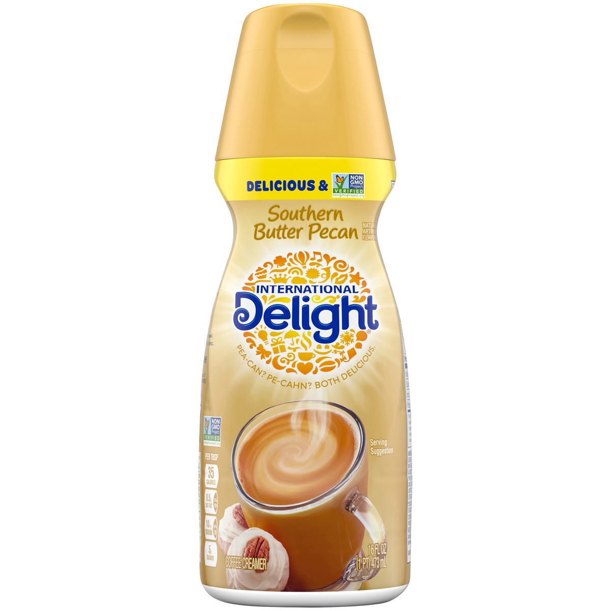 slide 6 of 9, International Delight Southern Butter Pecan Coffee Creamer, 16 Oz., 16 fl oz