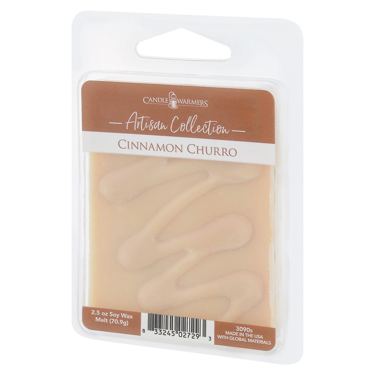 slide 7 of 9, Candle Warmers Artisan Collection Cinnamon Churro Soy Wax Melt 2.5 oz, 2.5 oz