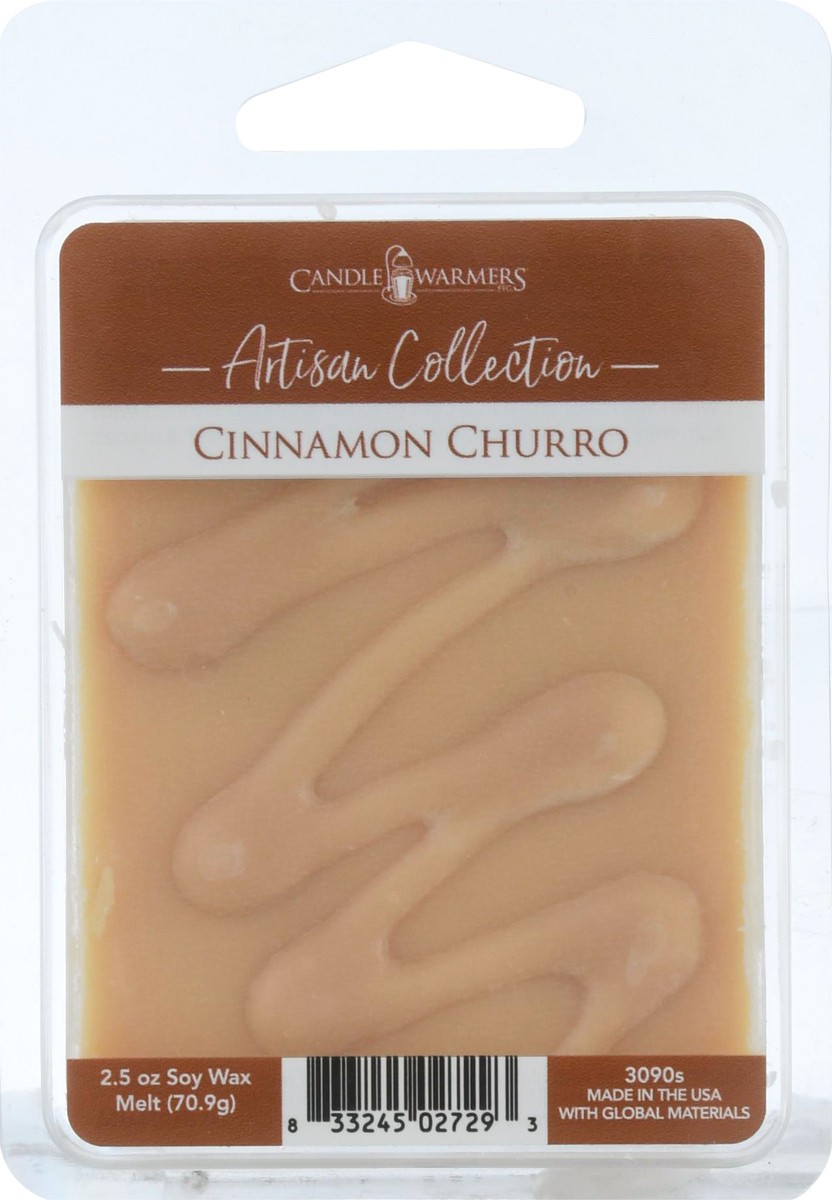 slide 3 of 9, Candle Warmers Artisan Collection Cinnamon Churro Soy Wax Melt 2.5 oz, 2.5 oz